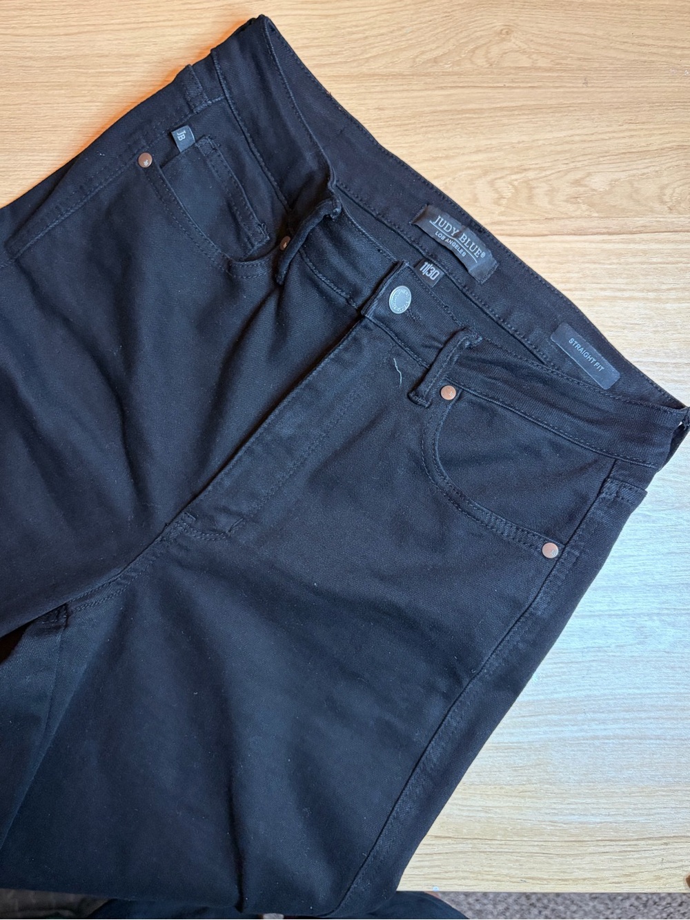 Judy Blue Black Straight Fit Women's Jeans Size 11/30